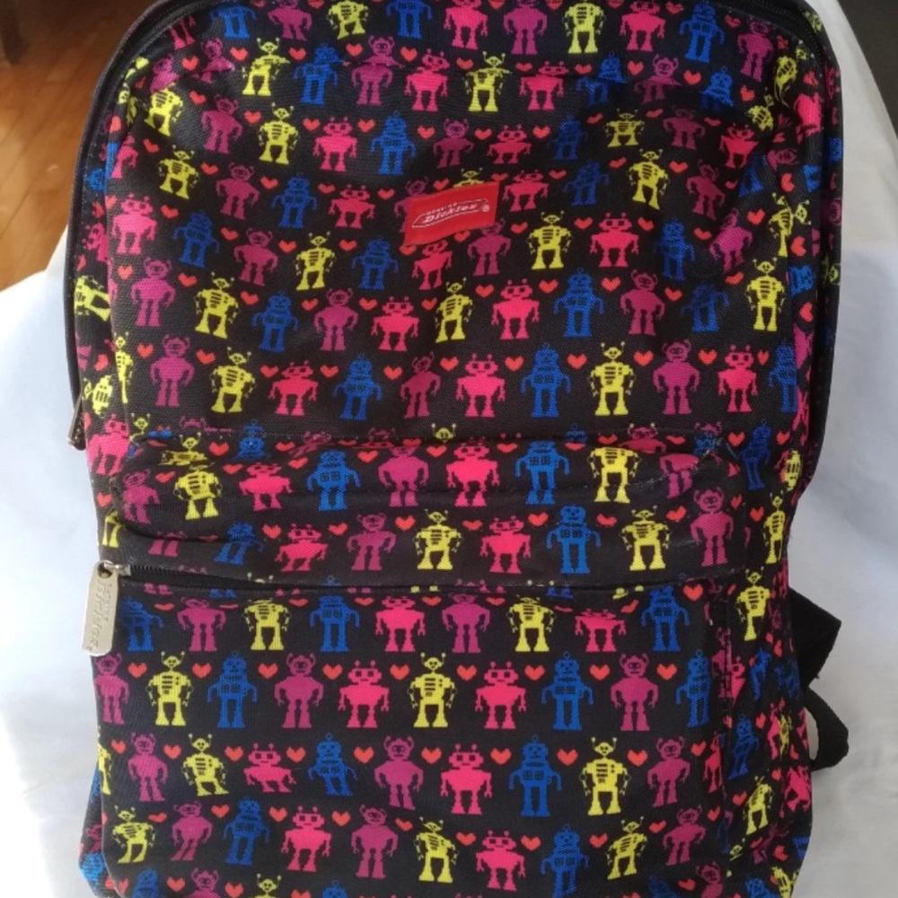 💯3/30$ NWOT Dickies Robot Pattern Backpack
